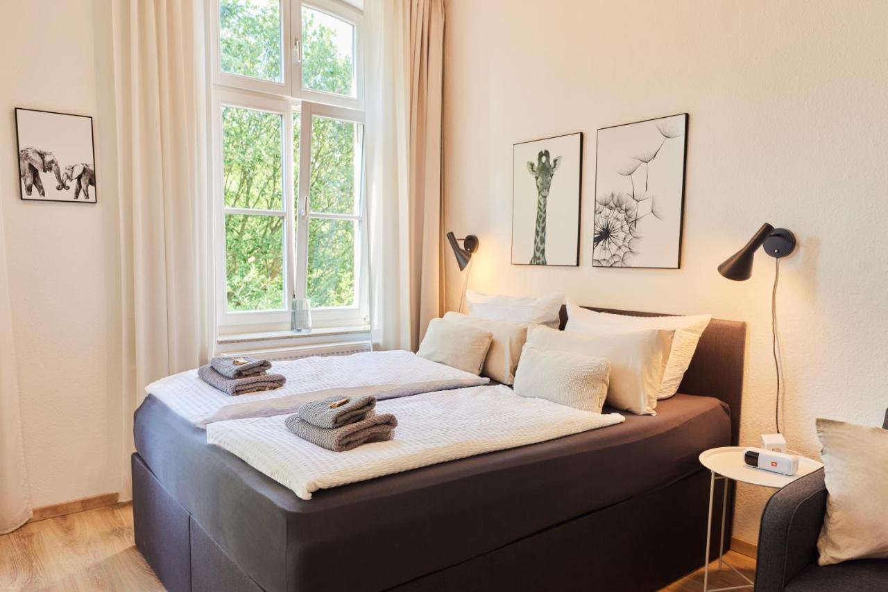 Studio3 Zentral Und Ruhig Mit Parkplatz, 5 Min Z Bali-T Und Gop, Boxspringbett Bad Oeynhausen Exteriér fotografie