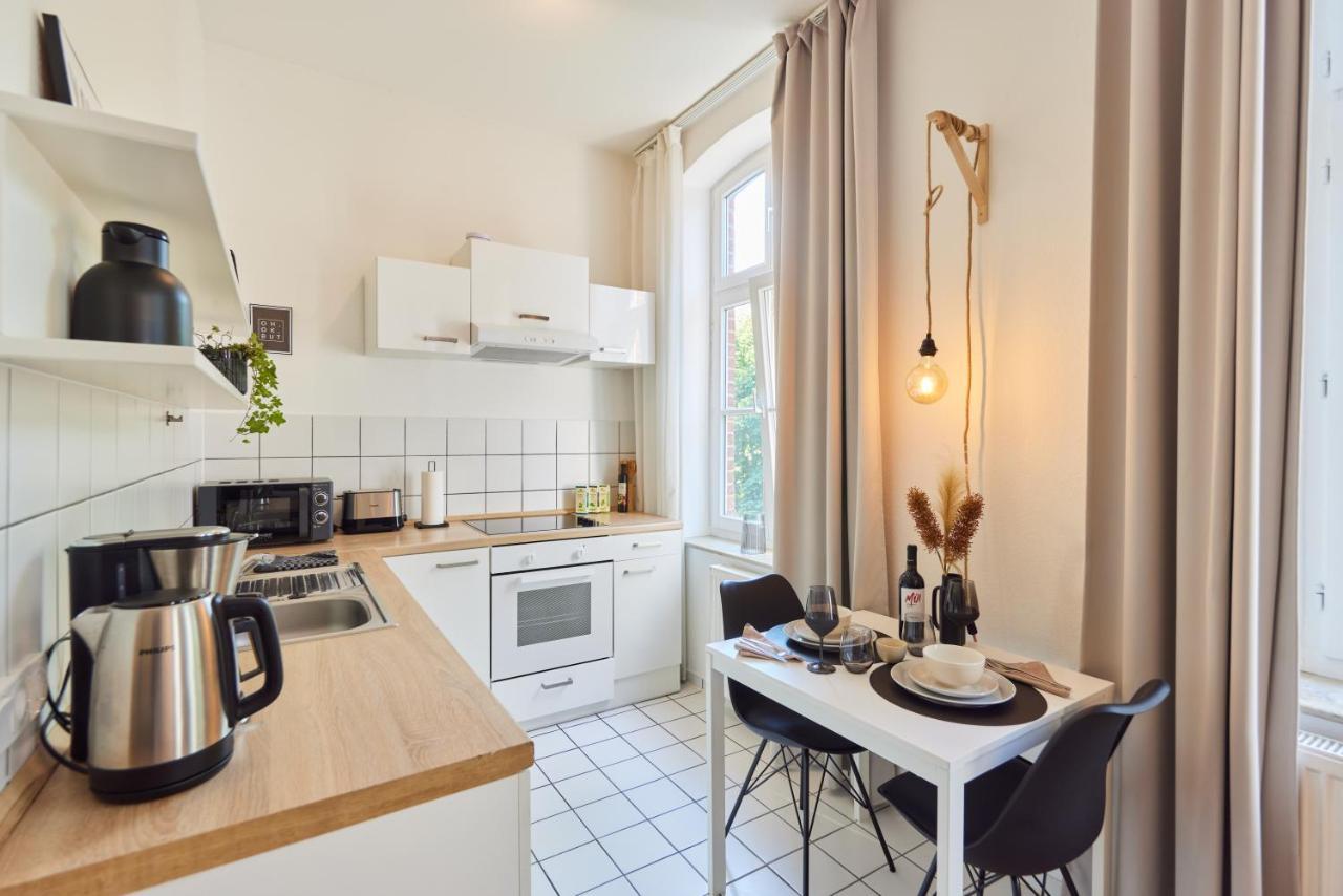 Studio3 Zentral Und Ruhig Mit Parkplatz, 5 Min Z Bali-T Und Gop, Boxspringbett Bad Oeynhausen Exteriér fotografie